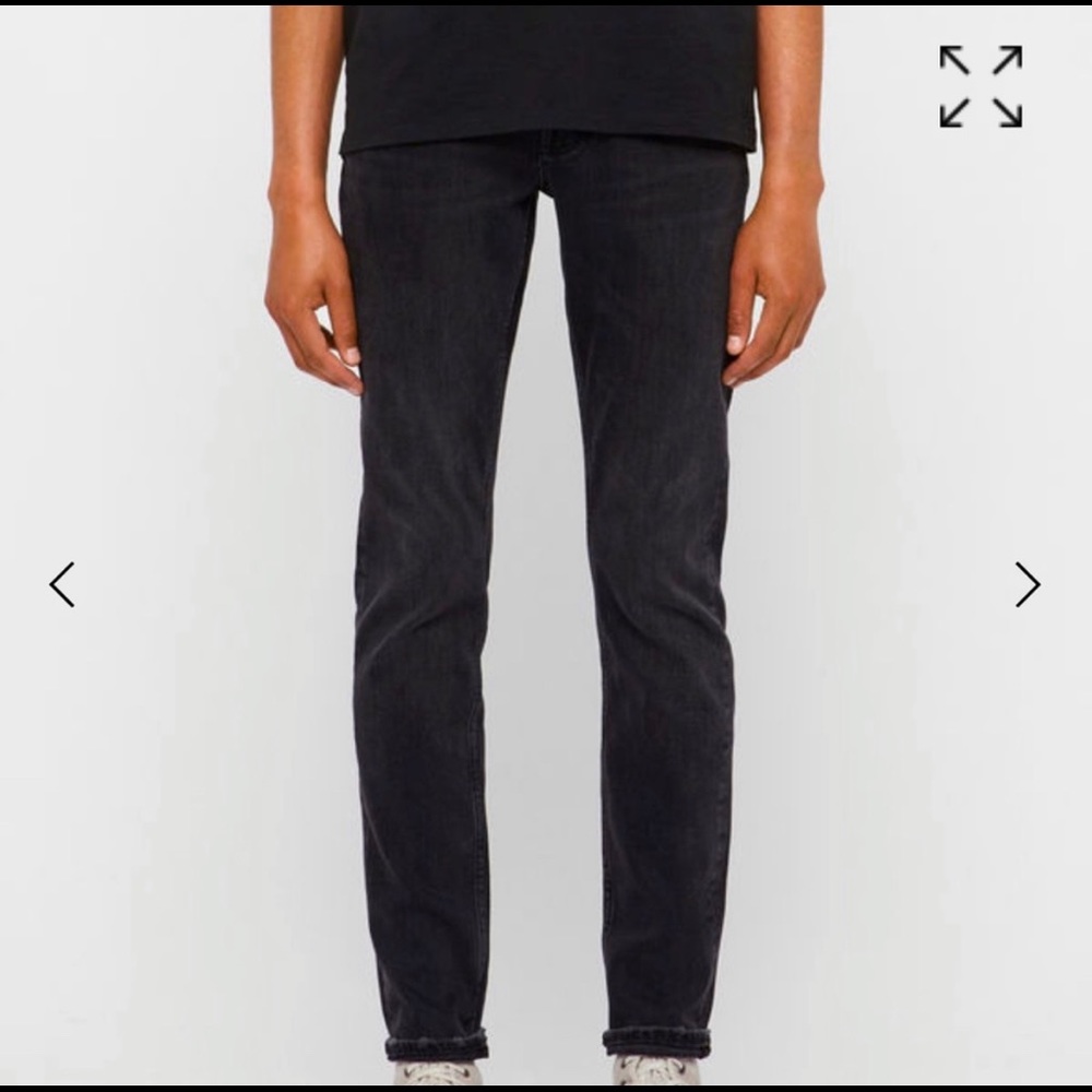 All Saints REX Slim Jeans Washed Black W30